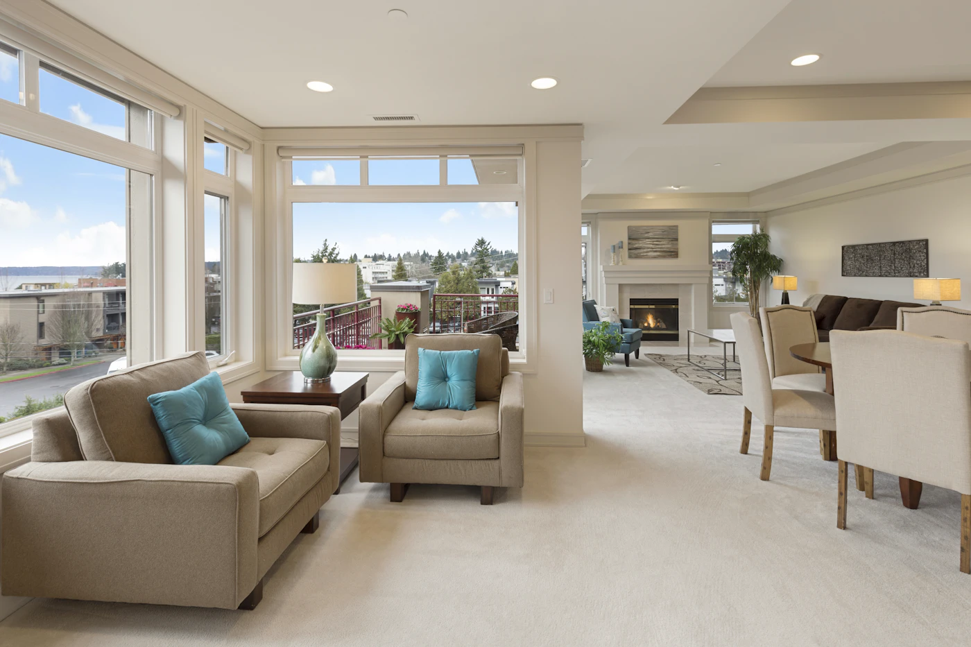 Luxury apartment interior